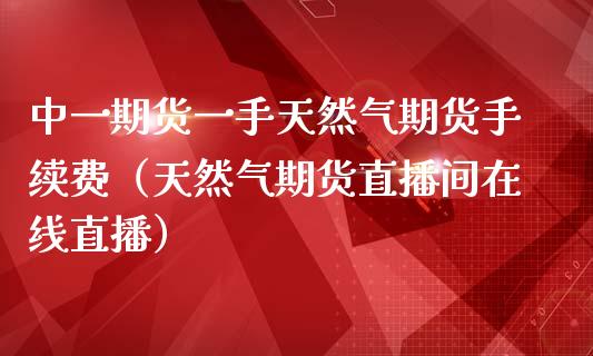 中一期货一手天然气期货手续费（天然气期货直播间在线直播）_https://www.mfrzs.com_恒生指数开户_第1张