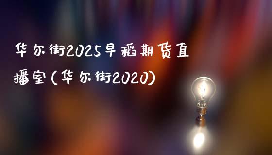 华尔街2025早稻期货直播室(华尔街2020)_https://www.mfrzs.com_原油期货开户_第1张